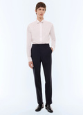 Satin side-stripe tuxedo trousers - P3LIPY-RC47-30
