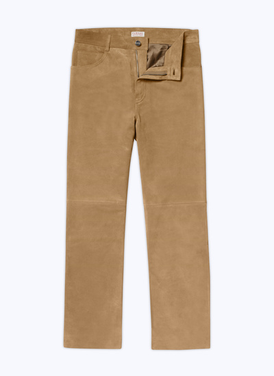 Men's beige trousers Fursac - P3BELL-BL01-08