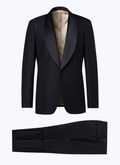 Black wool tuxedo with belt - PERS3VOKS-RC47/20