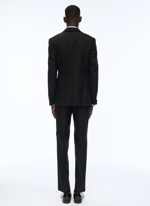 Men's black virgin wool tuxedo Fursac - S3COBY-RC47-20