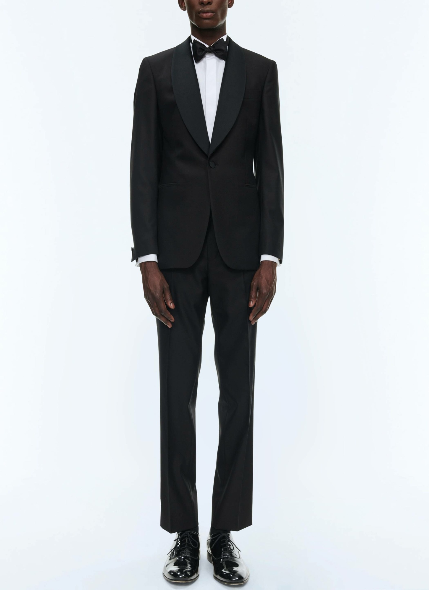 Men's tuxedo black virgin wool Fursac - S3COBY-RC47-20