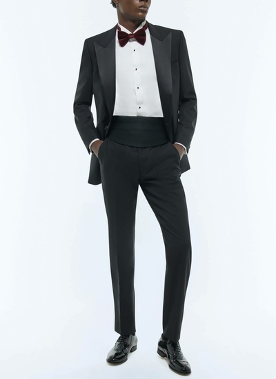 Men's black tuxedo Fursac - S3ECOX-RC47-20