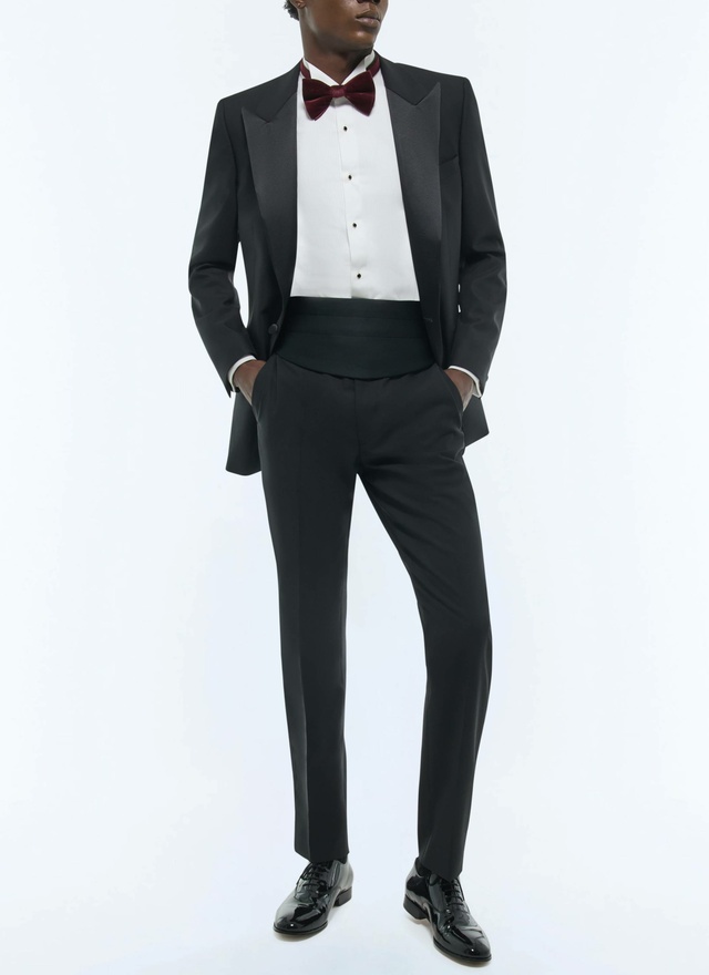 Men's black tuxedo Fursac - S3ECOX-RC47-20