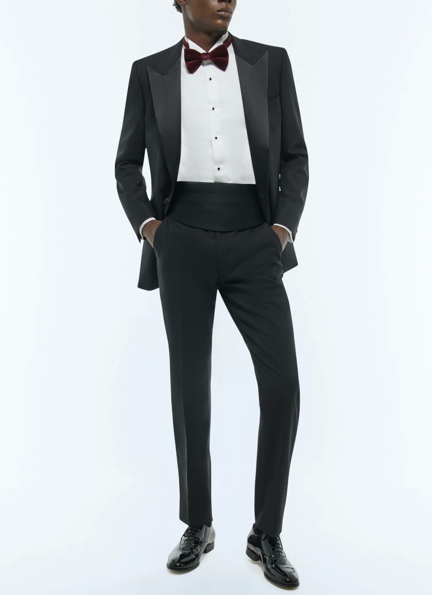 Men's black tuxedo Fursac - S3ECOX-RC47-20