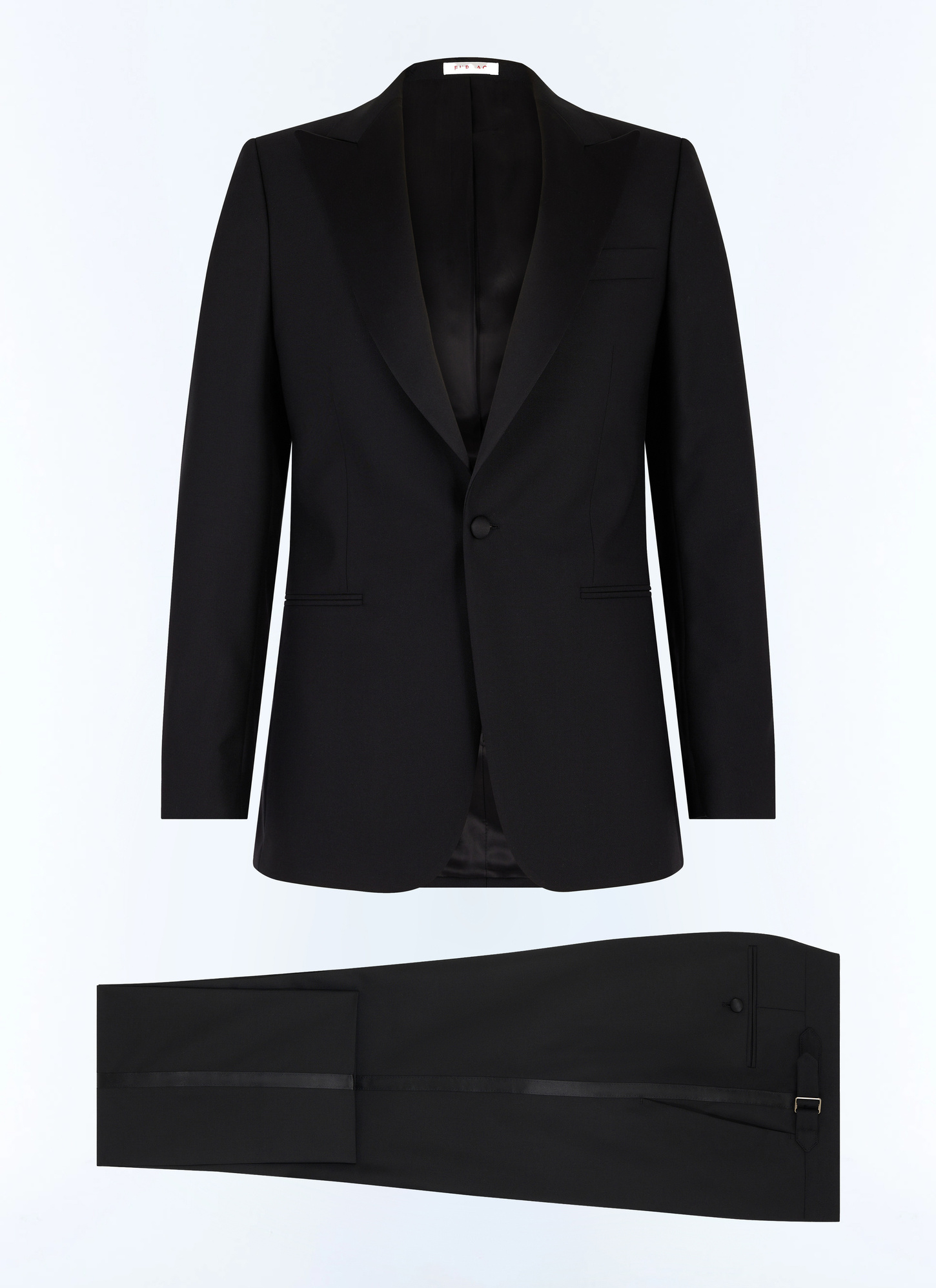 Men's black tuxedo Fursac - S3ECOX-RC47-20