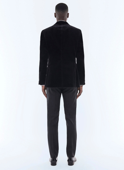 Men's black certified velvet tuxedo Fursac - S3FERT-C711-20