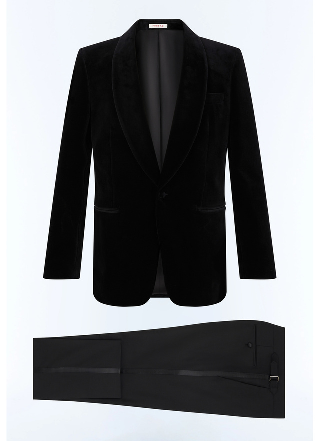 Men's black tuxedo Fursac - S3FERT-C711-20