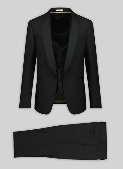 Men's black tuxedo Fursac - S3PIKY-RC47-20