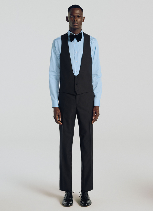 Men's black tuxedo Fursac - S3PIKY-RC47-20