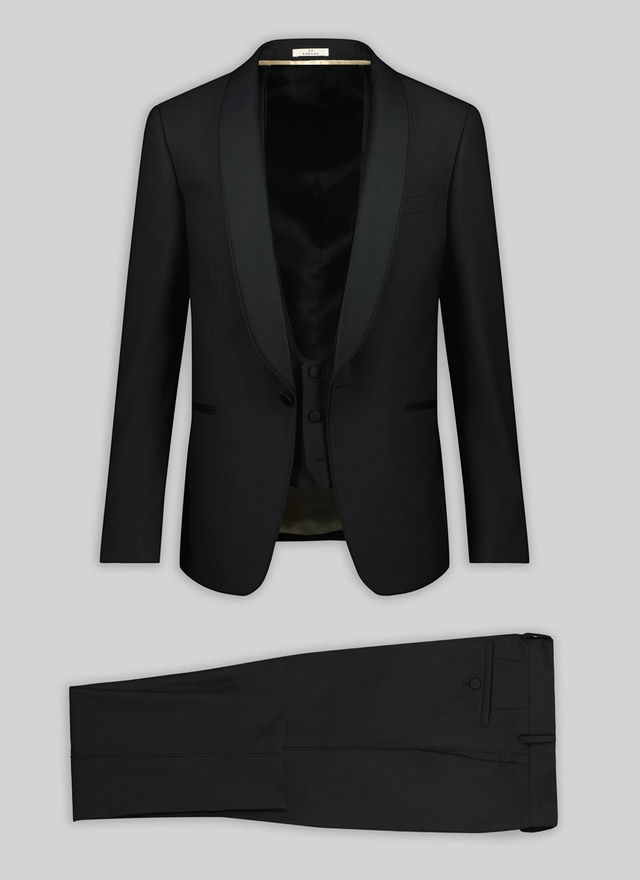 Men's black tuxedo Fursac - S3PIKY-RC47-20