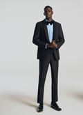 Black wool 3-piece tuxedo - S3PIKY-RC47-20