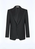 Wool fitted tuxedo jacket - V3ECOX-RC47-20