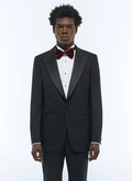 Wool fitted tuxedo jacket - V3ECOX-RC47-20