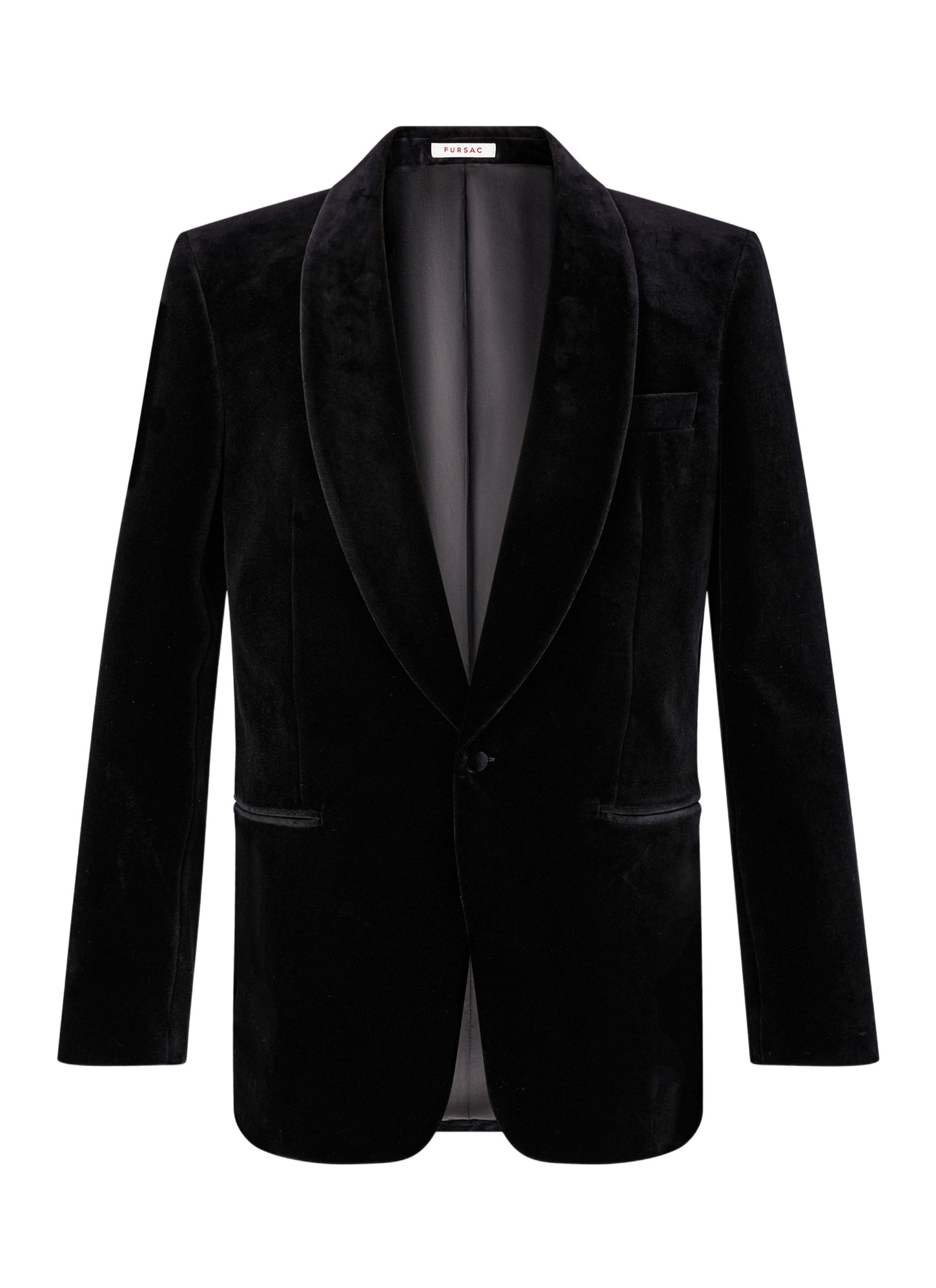 Men's tuxedo black certified velvet Fursac - V3FERT-C711-20