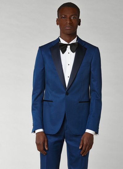 Men's blue tuxedo Fursac - S3OSMO-D539-34