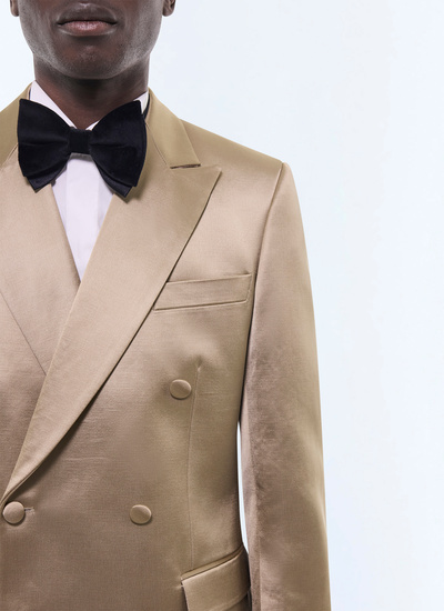 Men's tuxedo bronze satin canvas Fursac - V3FSMO-GX06-E009
