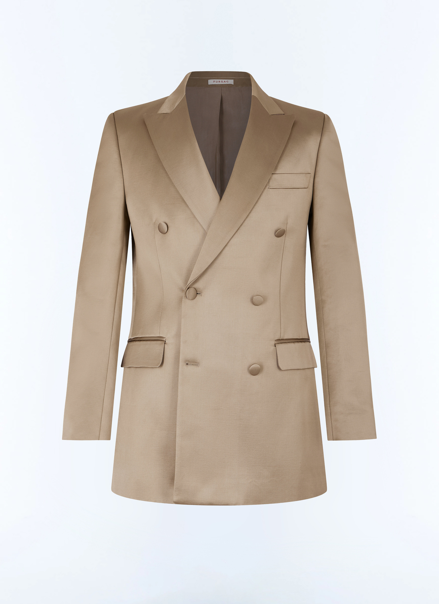 Men's green satin canvas tuxedo Fursac - V3FSMO-GX06-E009