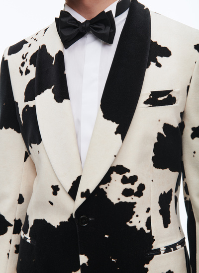 Men's cow print tuxedo Fursac - S3BERT-CC58-A003