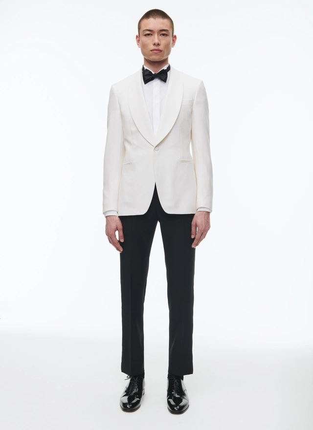 Men's tuxedo ecru certified virgin wool Fursac - S3FERT-FV48-A002