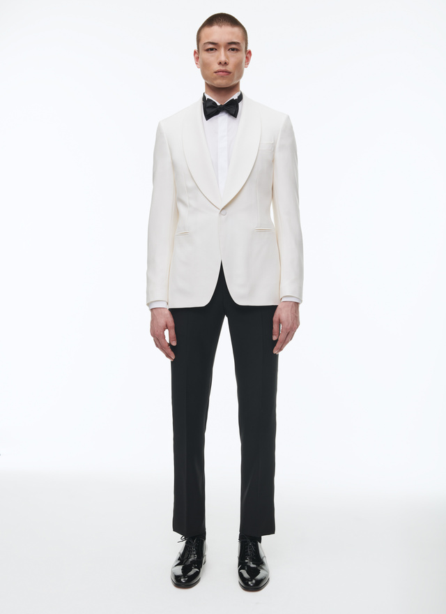 Men's tuxedo ecru certified virgin wool Fursac - S3FERT-GV48-A002