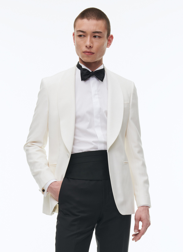 Men's ecru tuxedo Fursac - V3FERT-GV48-A002