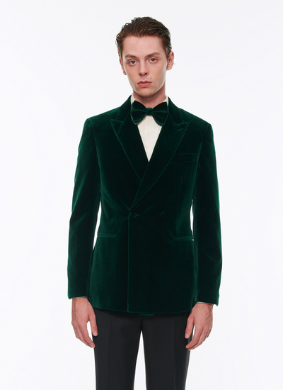 Men's tuxedo forrest green velvet Fursac - V3ADEL-RC66-40