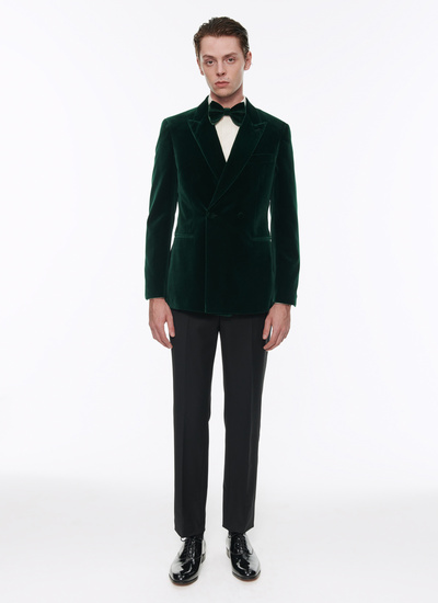 Men's tuxedo green velvet Fursac - 22HS3ADEL-RC66/40