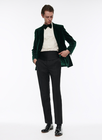 Men's tuxedo green velvet Fursac - S3ADEL-RC66-40
