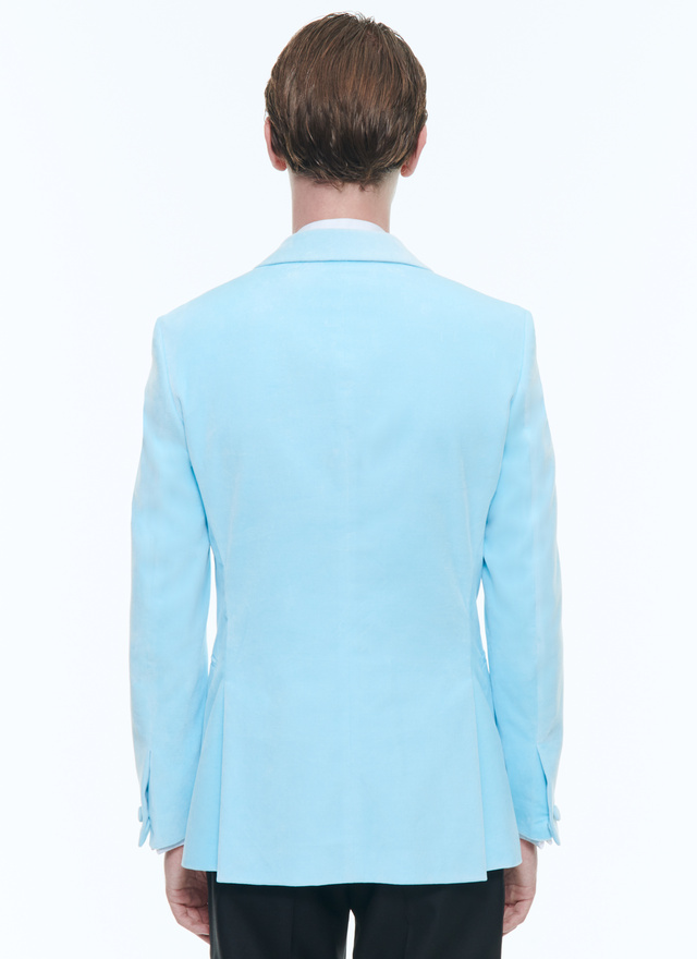 Men's ice blue tuxedo Fursac - V3DOBS-C711-D006