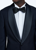 Navy blue wool tuxedo with belt - PERS3VOKS-RC47/30