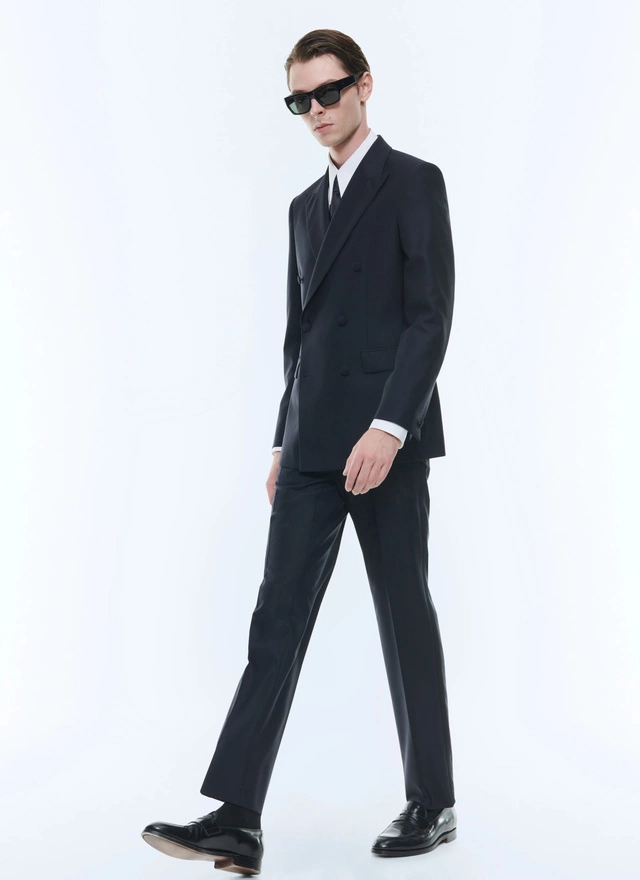 Men's navy blue tuxedo Fursac - S3DSMO-RC47-30