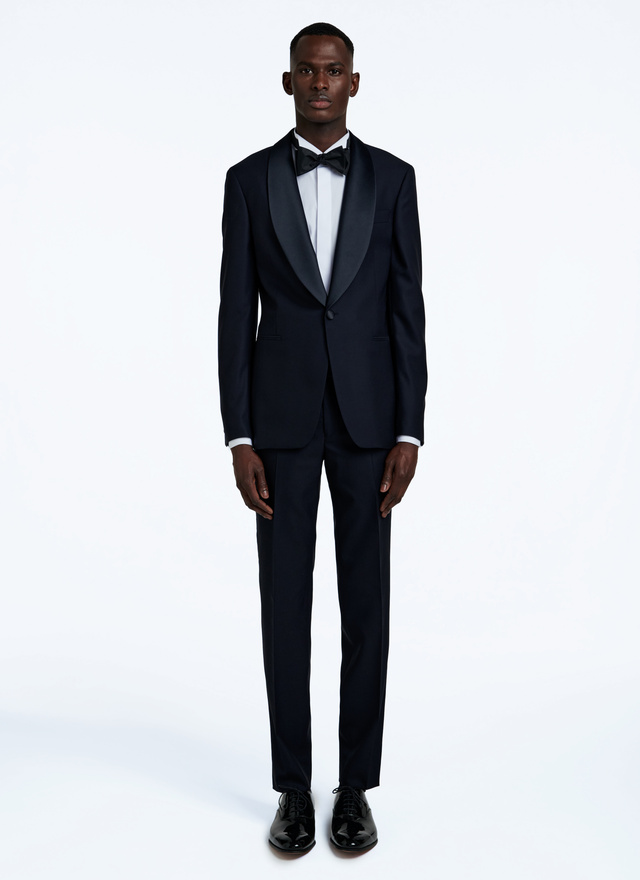Men's tuxedo navy blue virgin wool Fursac - S3VOKS-RC47-30
