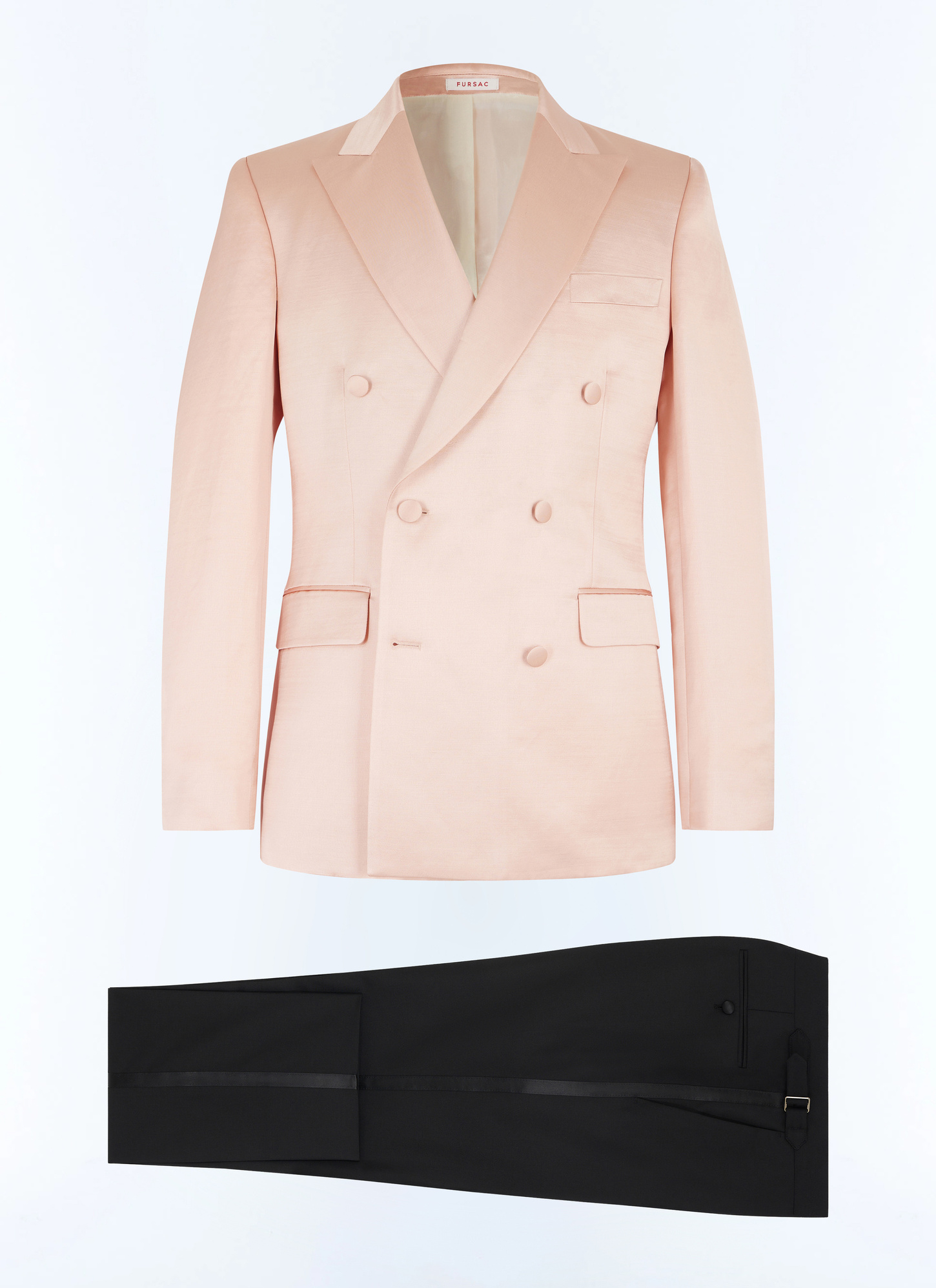 Men's pale pink tuxedo Fursac - S3FSMO-FC11-F007
