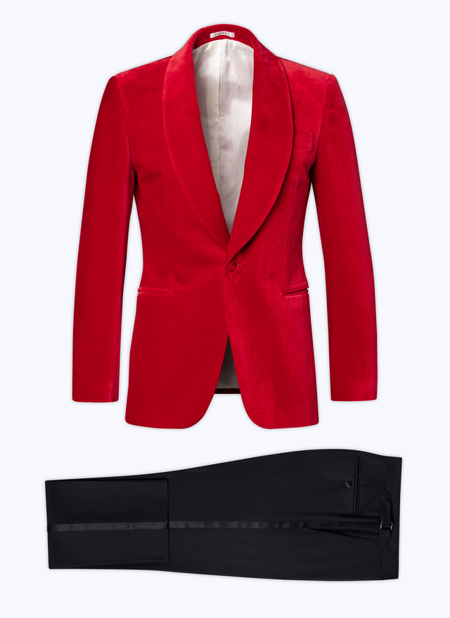 Men's red tuxedo Fursac - 23ES3BERT-BC40/79