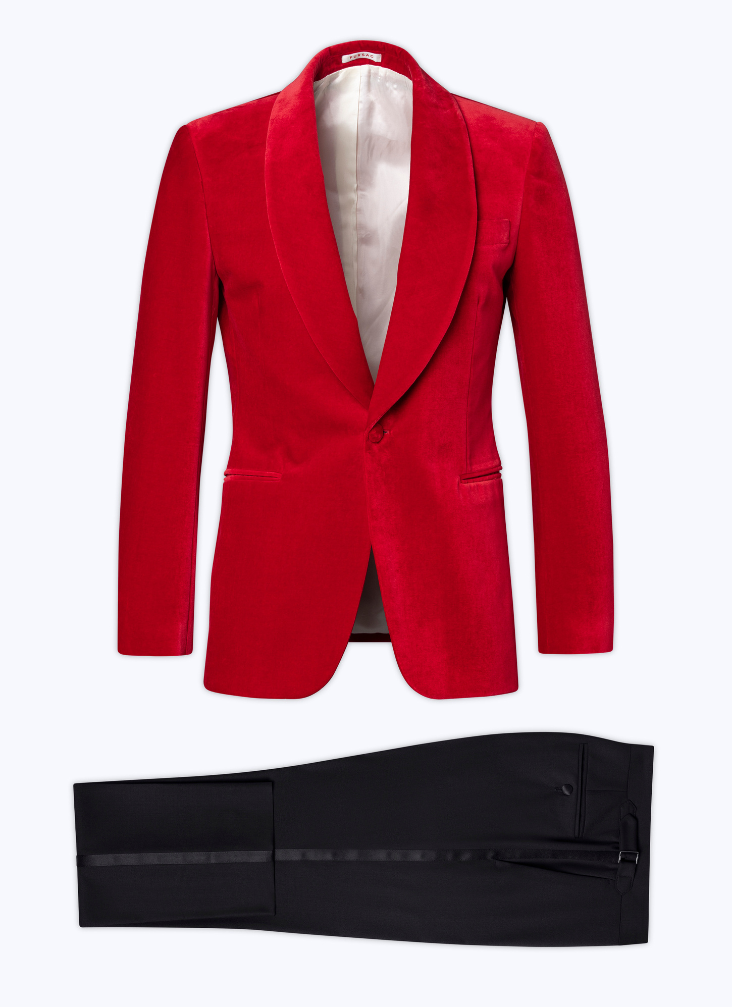 Men's red tuxedo Fursac - S3BERT-BC40-79