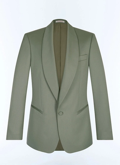 Men's sage green tuxedo Fursac - V3FERT-GV48-H005