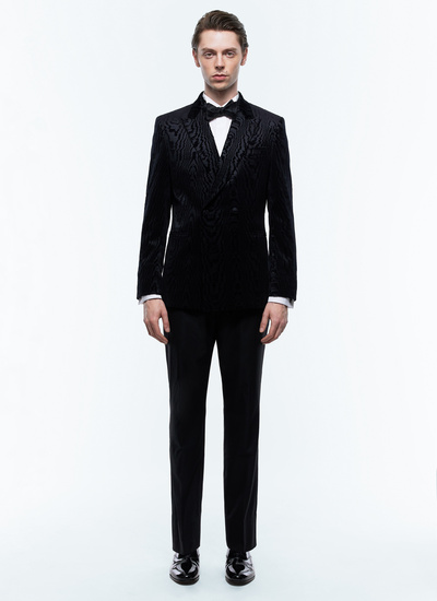 Men's tuxedo black velvet Fursac - S3ELBA-EC25-B020