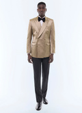 Satin double-breasted tuxedo - S3FSMO-GX06-E009
