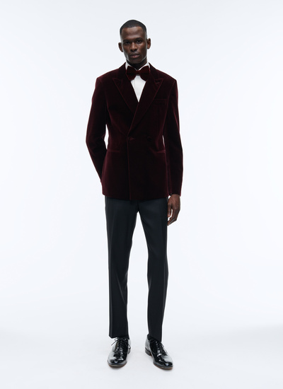 Men's tuxedo burgundy velvet Fursac - S3ADEL-RC66-71