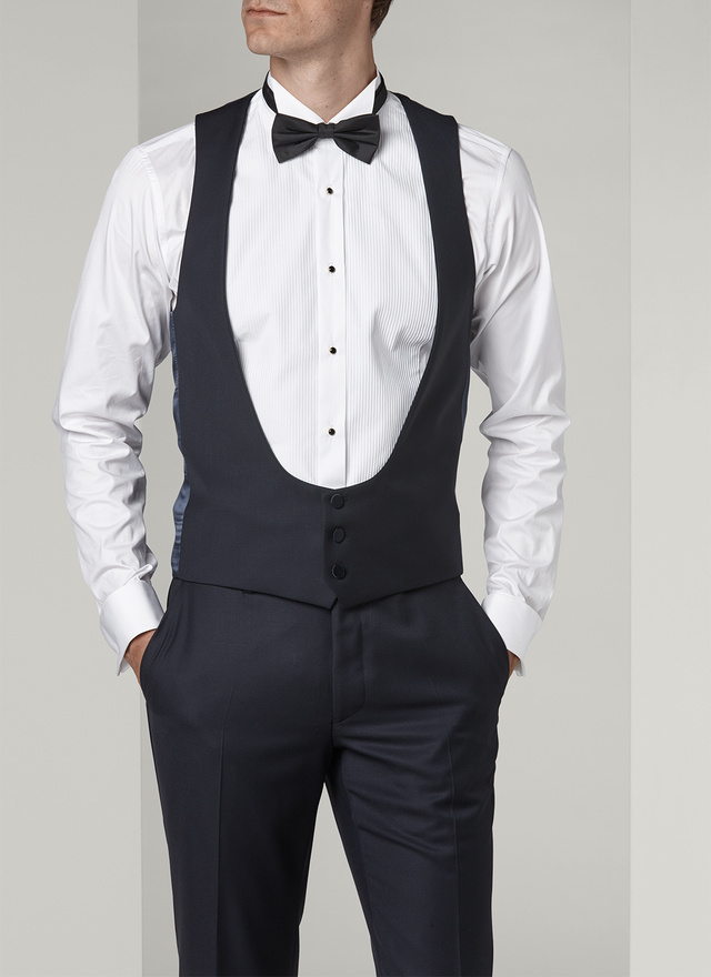 Men's midnight blue tuxedo Fursac - S3IGGY-C555-30