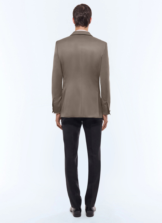 Men's certified virgin wool faille tuxedo Fursac - V3FERT-GV48-G014