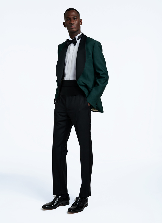 Men's forest green tuxedo Fursac - S3VERT-VC21-40