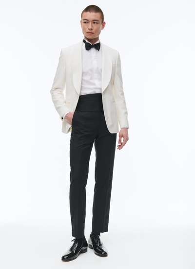 Men's ecru tuxedo Fursac - S3BERT-BC48-03