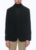 Blazer en cuir suedine - V3COXA-CL59-B020