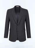 Veste de costume grande taille en laine fresco - V2AIDO-BV01-B022