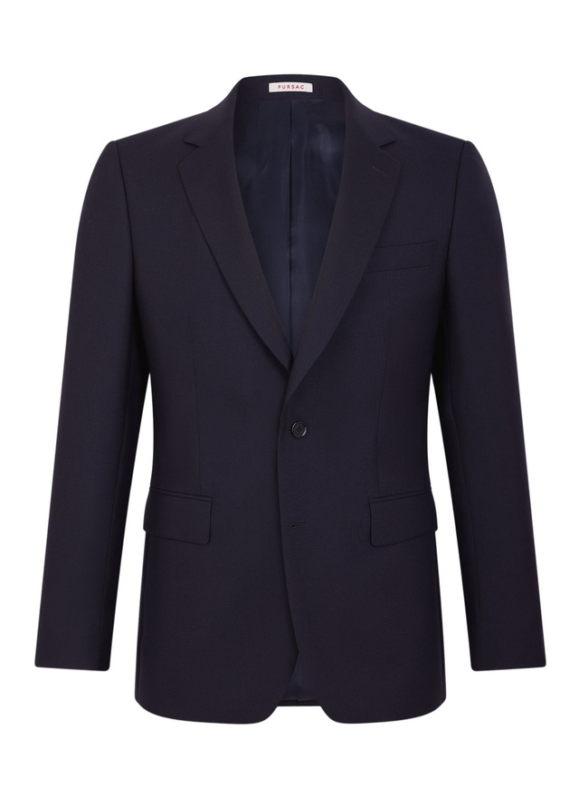 Veste de costume bleu homme tissu principal: 100% laine viergedessous col: 80% polyester, 20% viscosedoublure corps: 100% viscosedoublure manches: 57% viscose, 41% acétate, 2% cupro Fursac - V3FOXA-BV01-30