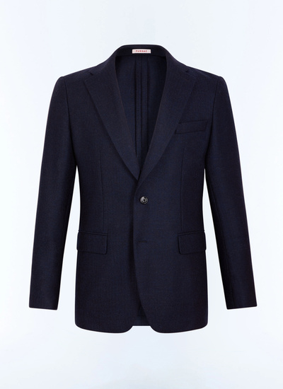 Veste de costume bleu homme tissu principal: 100% laine viergedoublure corps: 100% viscosedoublure manches: 57% viscose, 41% acétate, 2% cupro Fursac - V3LOCA-LC10-D030