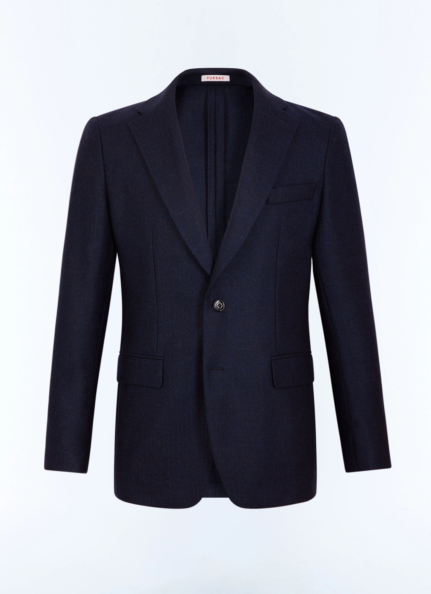 Veste de costume bleu homme tissu principal: 100% laine viergedoublure corps: 100% viscosedoublure manches: 57% viscose, 41% acétate, 2% cupro Fursac - V3LOCA-LC10-D030
