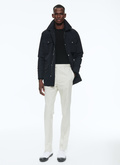 Veste 4 poches bleue en toile de polycoton - 23EM3BELO-BM14/30