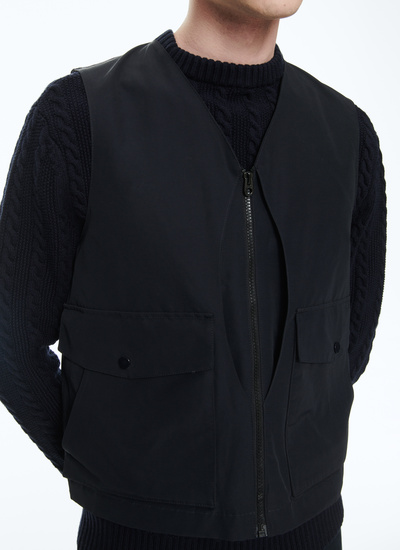 Veste homme bleu marine coton et polyamide Fursac - M3BIRD-VM03-30